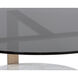 Maldini 37.5 X 13 inch Grey / Antique Brass Coffee Table